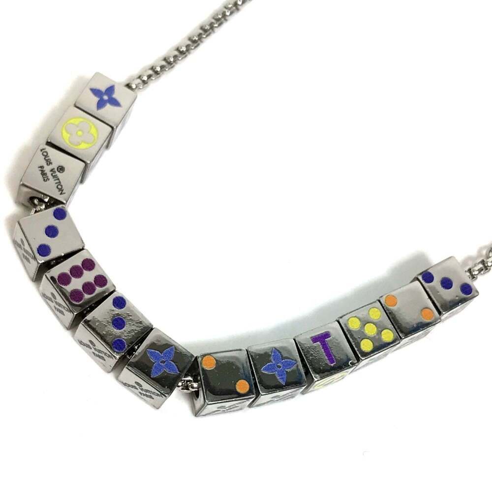 LOUIS VUITTON Silver Necklace - Picture 5 of 11